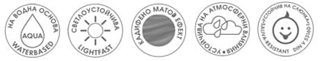 Акрилни бои с матов лак Decormatt Acryl Marabu