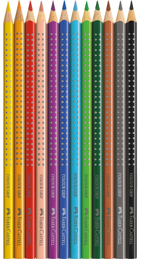 Акварелни моливи Color Grip Faber-Castell