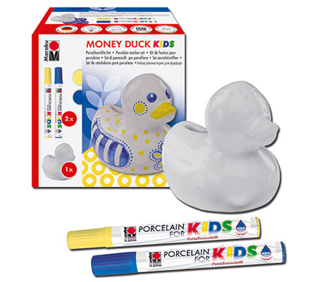 Порцеланова фигурка касичка + маркери комплект 