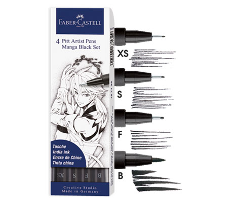 Комплекти Manga&Comic Faber Castell PITT Artist Pen Маркери и тънкописци