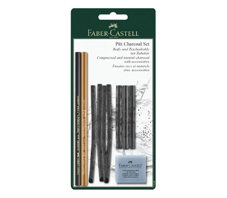 Въглени комплект Faber Castell Art&Graphic - Monochrome Charcoal set