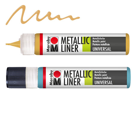 Универсален контур с металиков ефект Marabu Metallic Liner