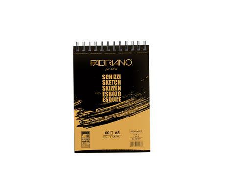 Скицник за рисуване със спирала SCHIZZI Sketchbook Fabriano