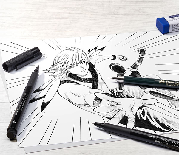 Комплекти Manga&Comic Faber Castell PITT Artist Pen Маркери и тънкописци