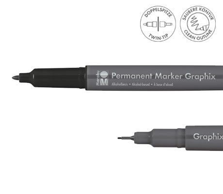 Перманентни маркери Graphix Marabu