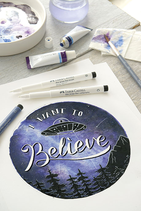 Маркер с объл връх Artist Pen - 1,5 мм Faber-Castell