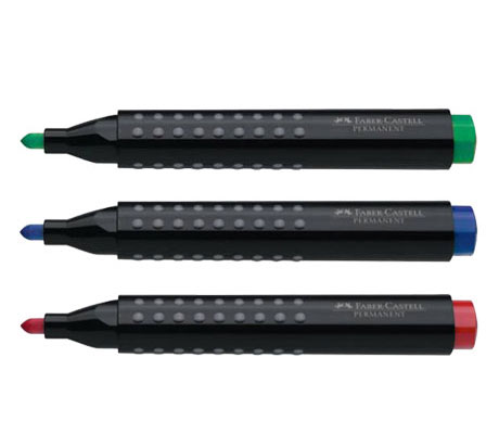 Маркер перманентен GRIP Faber-Castell