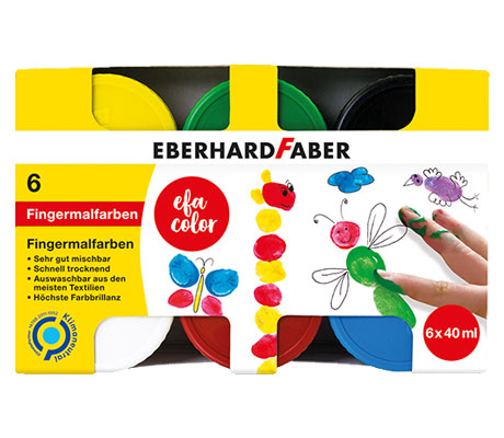 Бои за рисуване с пръсти Eberhard Faber