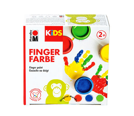 Бои за рисуване с пръсти комплекти Marabu KIDS
