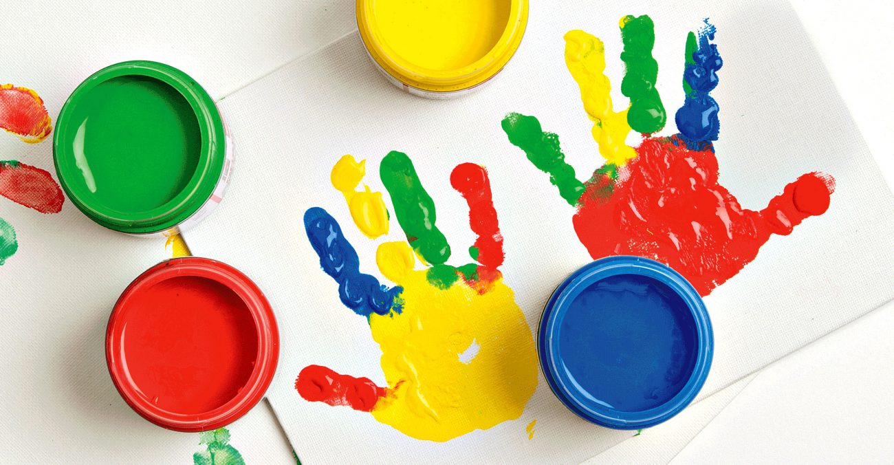 Бои за рисуване с пръсти комплекти Marabu KIDS