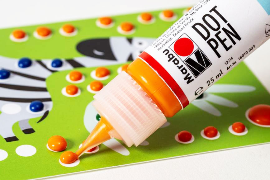 Контур за рисуване на точки Dot Pen комплекти за деца