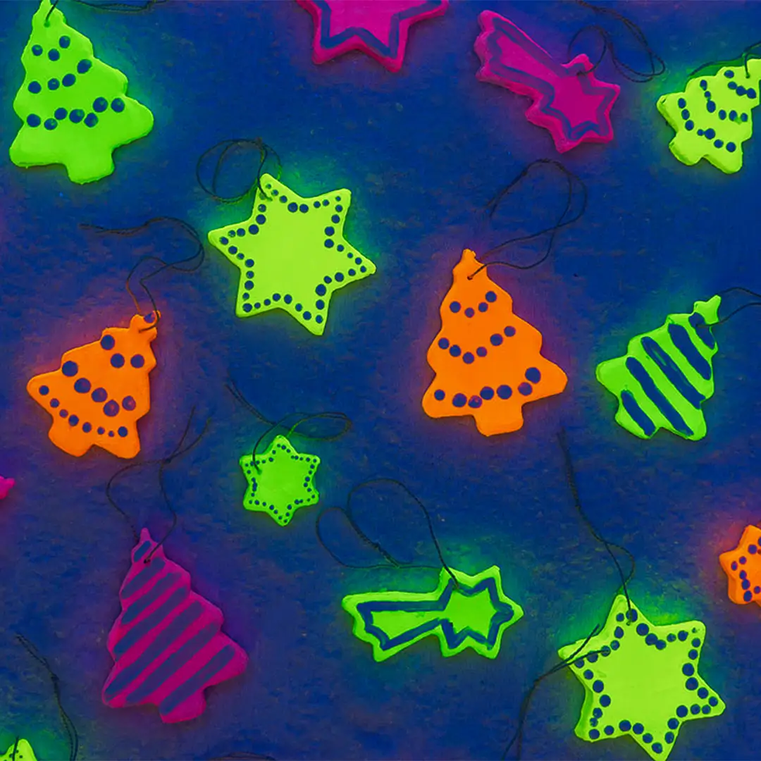 Флуоресцентна светеща в тъмното боя Glow in the dark комплекти Marabu