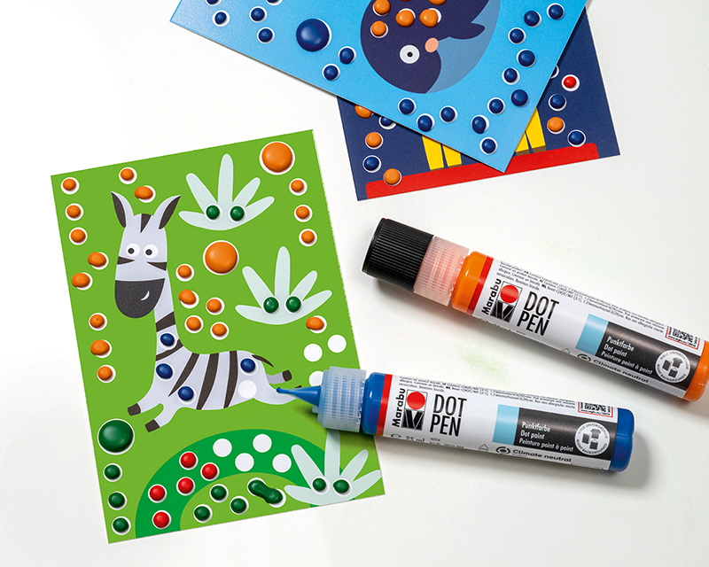Контур за рисуване на точки Dot Pen комплекти за деца