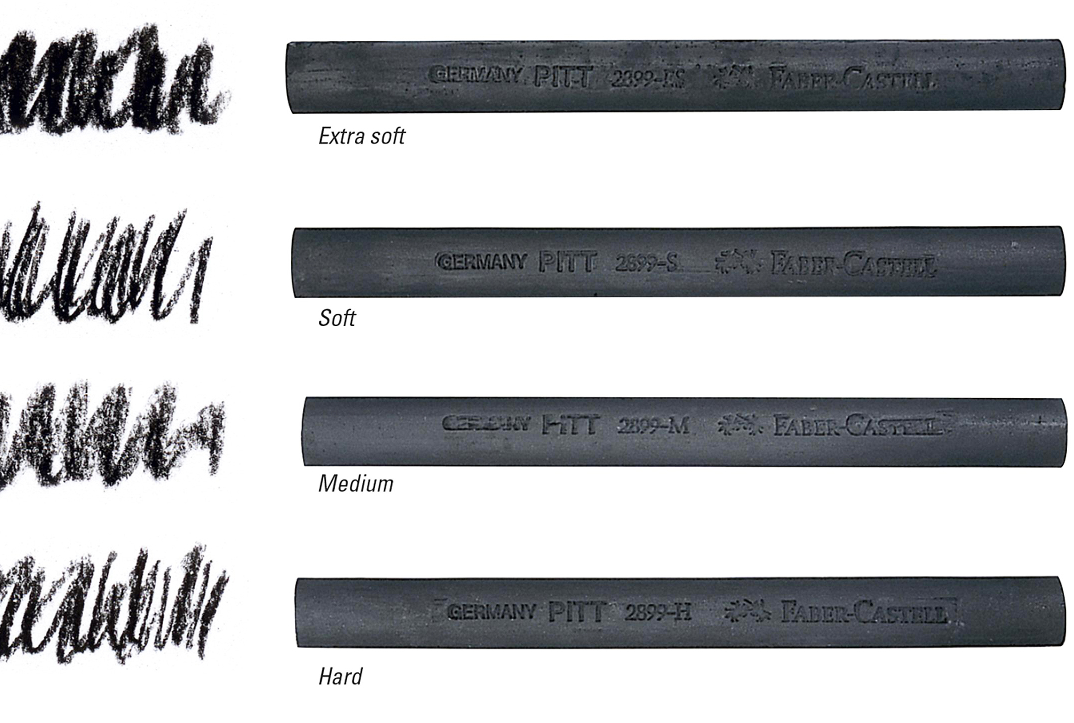 Въглен пресован Faber Castell  PITT Monochrome