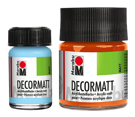 Акрилни бои с матов лак Decormatt Acryl Marabu