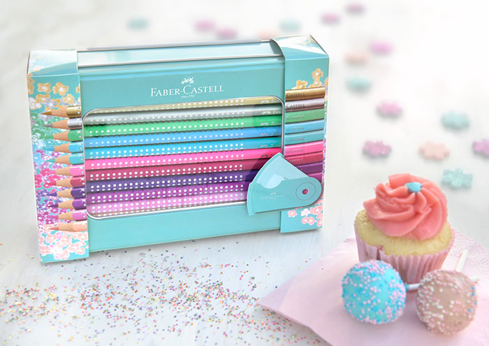 Цветни моливи Sparkle 20 цв. с острилка 