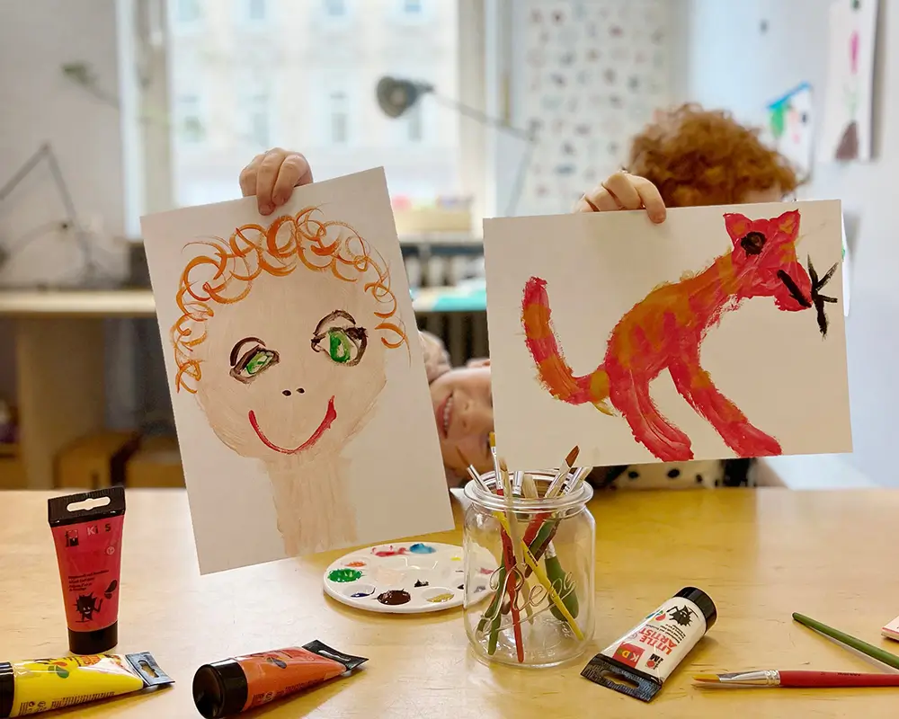 Комплект за рисуване за деца Maxi Art Box Little Artist