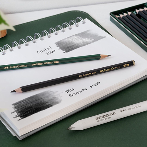 Молив графитен матов+Castell 9000 комплект Pitt Graphite Matt & Castell 9000 Set 20 части