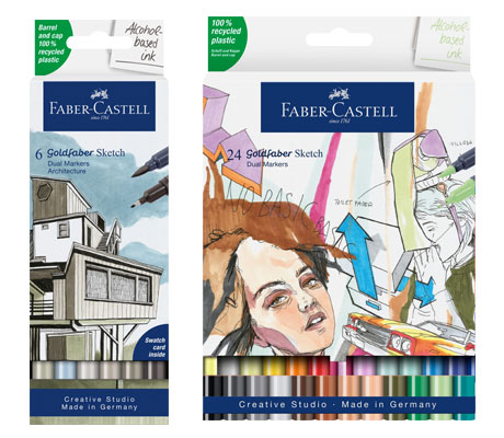 Sketch маркери на алкохолна основа Faber-Castell комплекти Faber-Castell