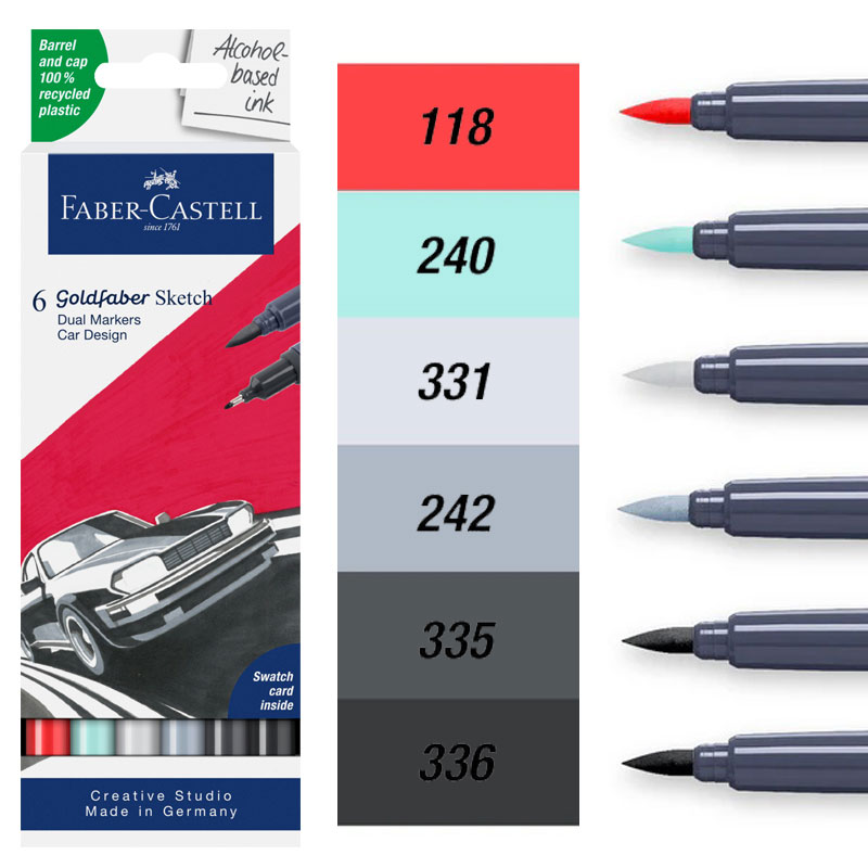 Sketch маркери на алкохолна основа Faber-Castell комплекти Faber-Castell