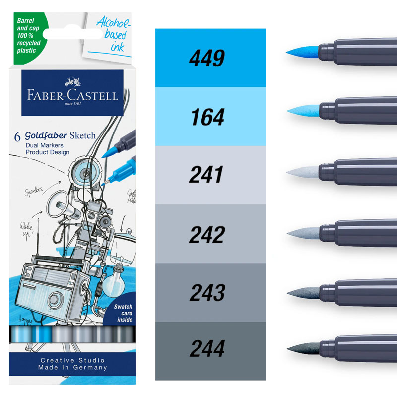 Sketch маркери на алкохолна основа Faber-Castell комплекти Faber-Castell