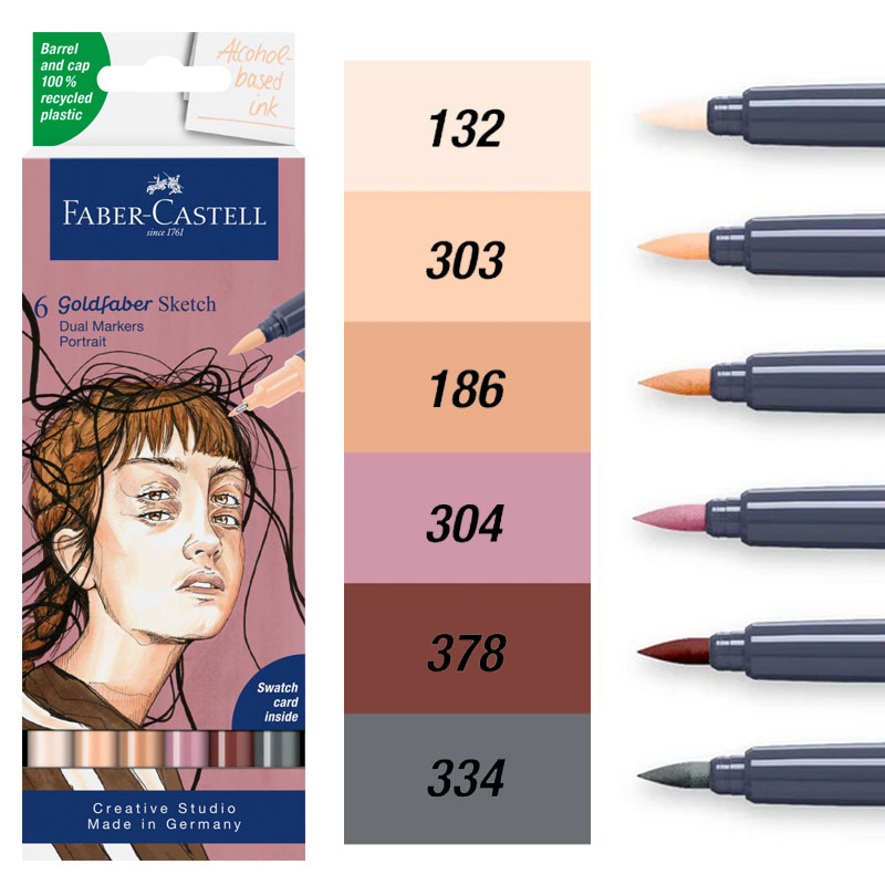 Sketch маркери на алкохолна основа Faber-Castell комплекти Faber-Castell