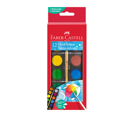 Акварелни бои за деца Faber Castell 