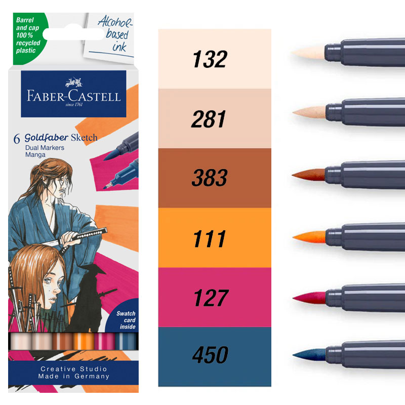 Sketch маркери на алкохолна основа Faber-Castell комплекти Faber-Castell
