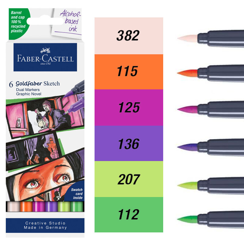 Sketch маркери на алкохолна основа Faber-Castell комплекти Faber-Castell
