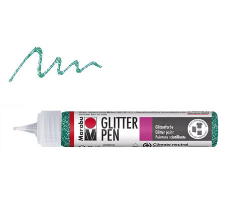 Универсален контур с брокатен ефект Marabu Glitter pen