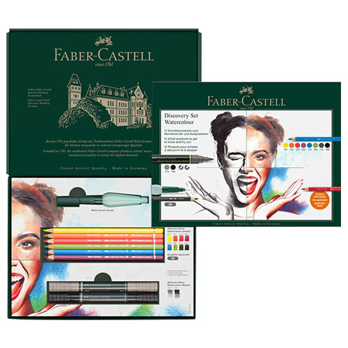 Комплект за рисуване Discovery Set Watercolor Albrecht Durer 12 части Faber-Castell