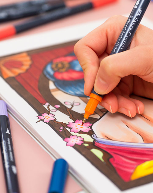 Sketch маркери на алкохолна основа Faber-Castell комплекти Faber-Castell