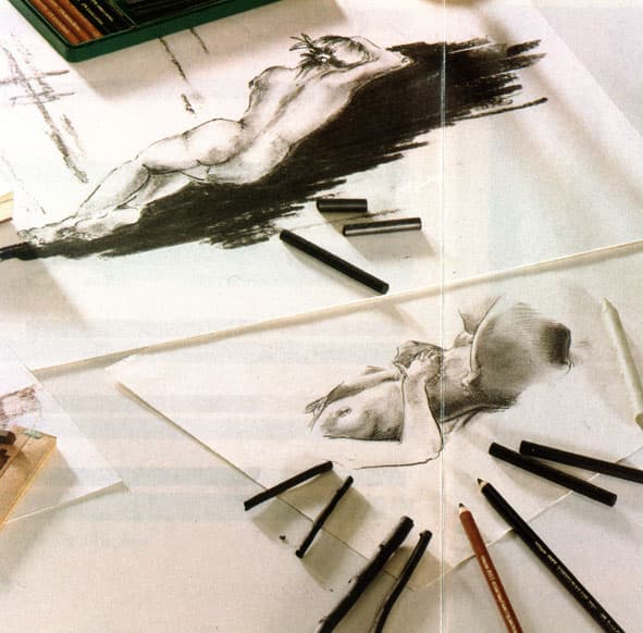 Въглени комплект Faber Castell Art&Graphic - Monochrome Charcoal set