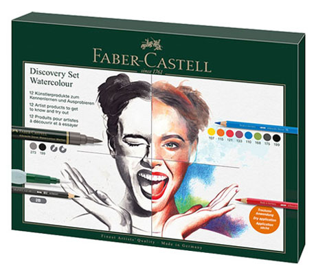 Комплект за рисуване Discovery Set Watercolor Albrecht Durer 12 части Faber-Castell