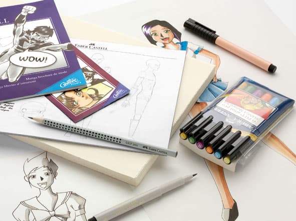 Комплекти Manga&Comic Faber Castell PITT Artist Pen Маркери и тънкописци