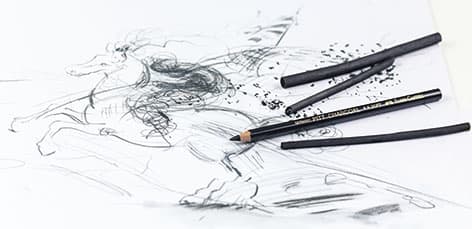 Въглен натурален Faber Castell  PITT Monochrome