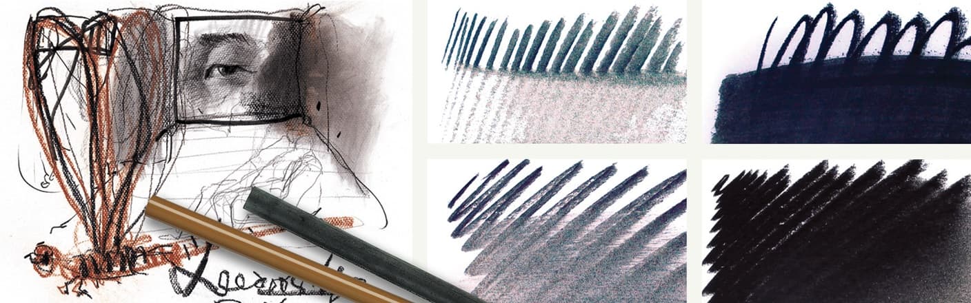 Въглени комплект Faber Castell Art&Graphic - Monochrome Charcoal set