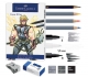 Комплекти Manga&Comic Faber Castell PITT Artist Pen Маркери и тънкописци