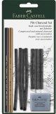 Въглени комплект Faber Castell Art&Graphic - Monochrome Charcoal set