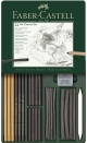 Въглени комплект Faber Castell Art&Graphic - Monochrome Charcoal set