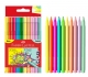 Флумастери GRIP неон/пастел 5+5 цвята Faber-Castell