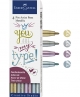 Маркери металик Artist Pen 1,5 мм комплект Faber Castell