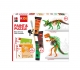 Комплект пъзели с бои за оцветяване Дино Little Artist Paint&Puzzle Dino