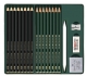 Молив графитен матов+Castell 9000 комплект Pitt Graphite Matt & Castell 9000 Set 20 части