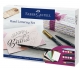 Калиграфски комплект с маркери и основи за картички 12 части Faber-Castell