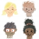 Цветни моливи Black Edition Skin Tones 12 цв 