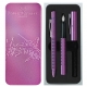 Комплект писалка и химикал Grip 2011 Glam в метална кутия Faber-Castell 